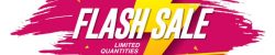 Flash sale banner template design